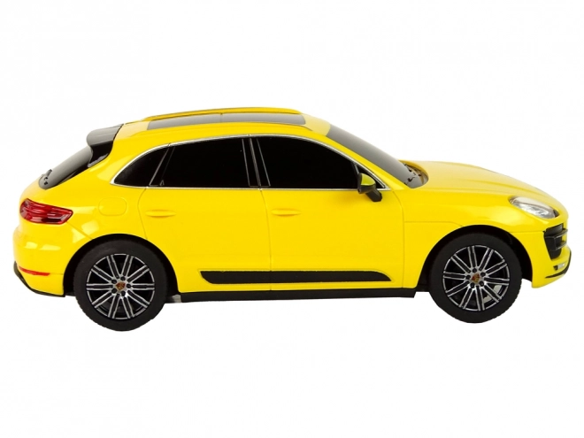 R/C Auto Porsche Macan Turbo Gelb im Maßstab 1:24