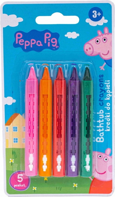 Bade-Wachsmalstifte ASTRA PEPPA WUTZ, 5 Stk.
