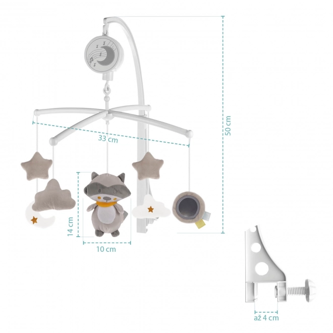 Kolotoč für Babybett mit Vögeln