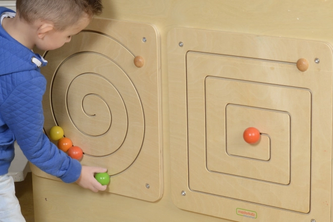 Masterkidz Spirallabyrinth Wandtafel Montessori