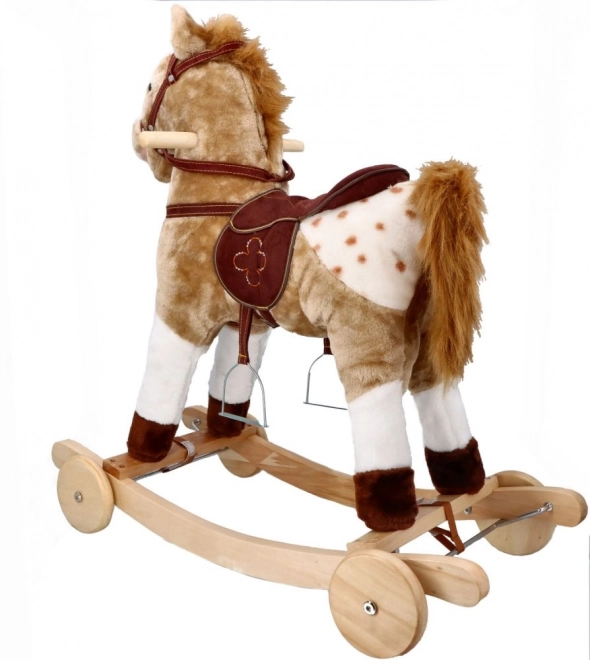 Schaukelpferd Mustang mit Rädern