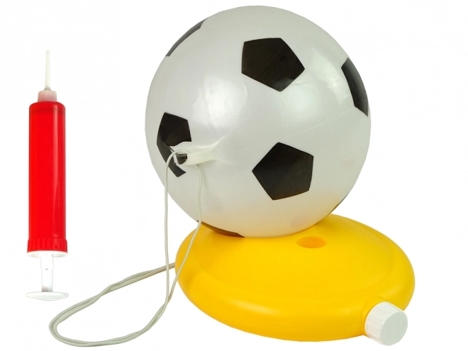 Fußballset mit Ball am Seil und Pumpe