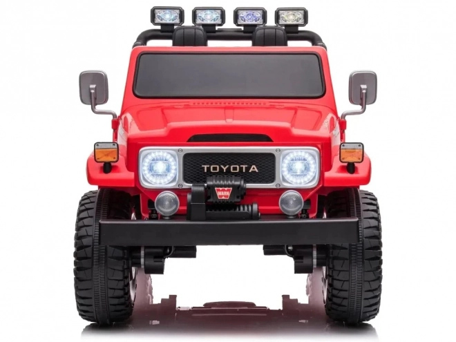 Elektrisches Kinderauto Toyota Land Cruiser – Rot
