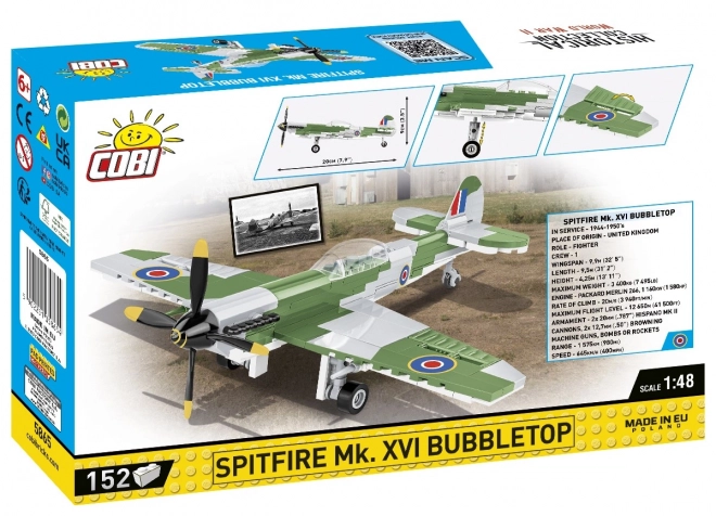 Cobi Spitfire Mk. XVI Bubbletop Konstruktionsbausatz