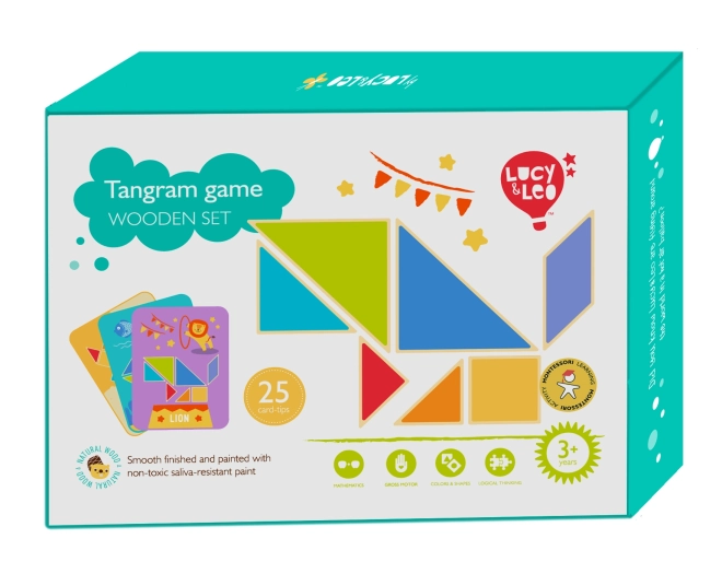 Tangram Holzspiel von Lucy & Leo