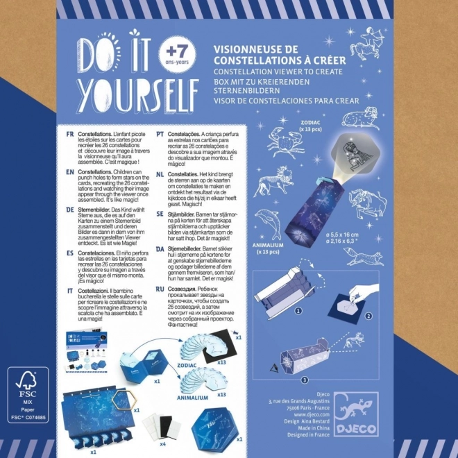 Projektor Sternbilder DJECO DIY