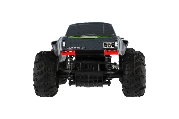 RC Geländewagen Pickup grau-grün mit Fernsteuerung