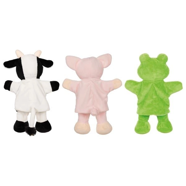 Handpuppe mit Beinen - Kuh, Schweinchen, Frosch