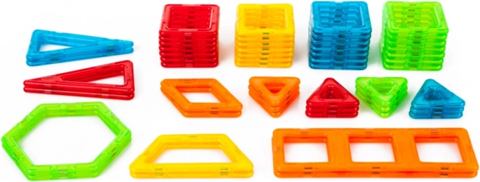 Bunte magnetische Stücke