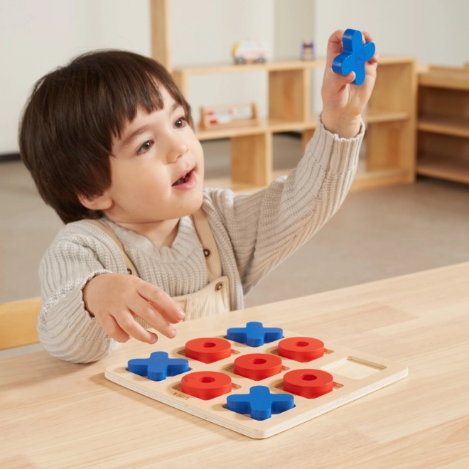 Klassisches Holzspiel Tic Tac Toe von Viga