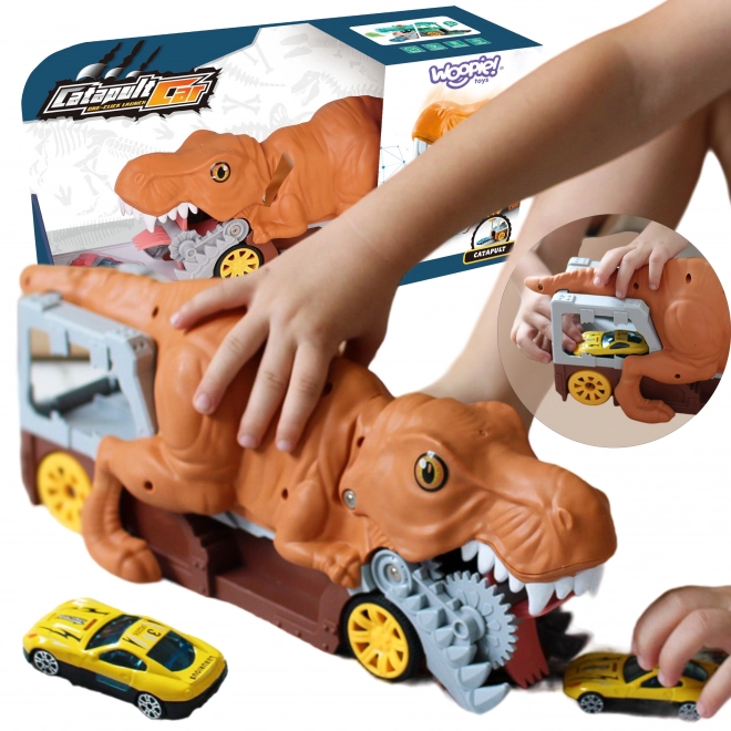 Dinosaurier-Auto-Abschussrampe