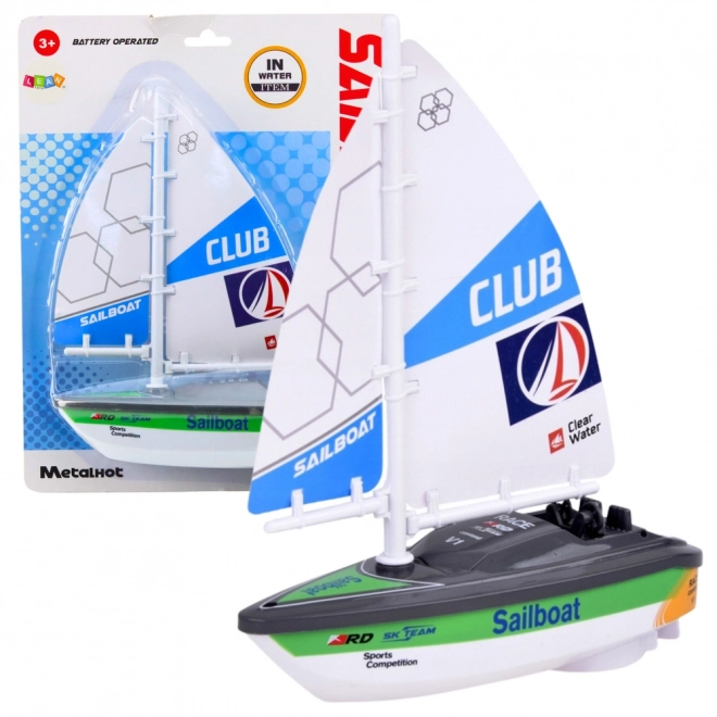 Segelboot mit Turbinenantrieb für Kinder