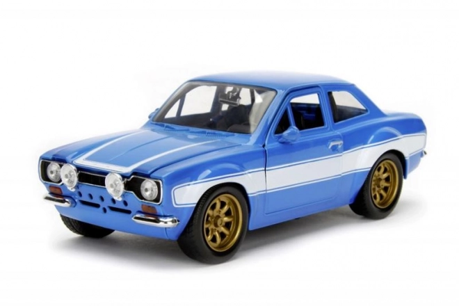 Rychle und Zběsile brians auto 1974 Ford Escort Modellauto 1:24