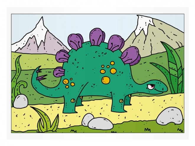 Dino Ausmalbilder für Kinder