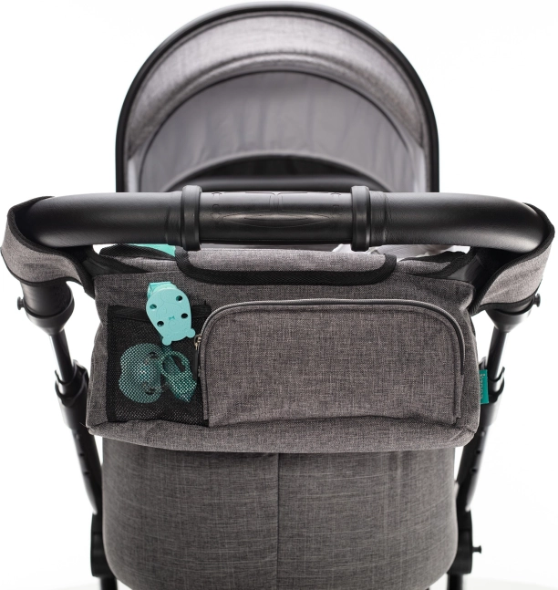 Kinderwagen-Organizer Deluxe, Grau