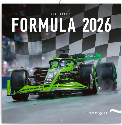 Notizkalender Formel 1 – Jiří Křenek 2026
