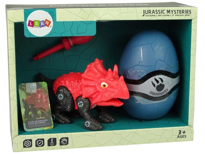 Triceratops DIY Dino Set mit Ei