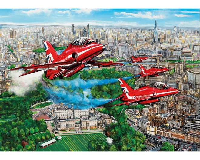 Gibsons Puzzle Red Arrows über London 1000 Teile