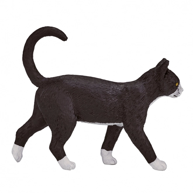 Mojo Schwarze und weiße Katze Figur