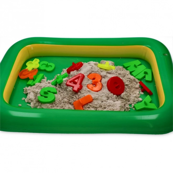 Kinetischer Sand 3 kg mit Formen und Sandkasten