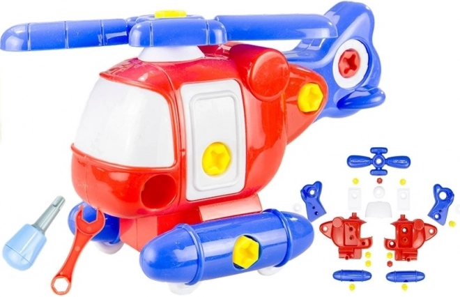 Schraubbarer Hubschrauber – Bausatz für Kinder