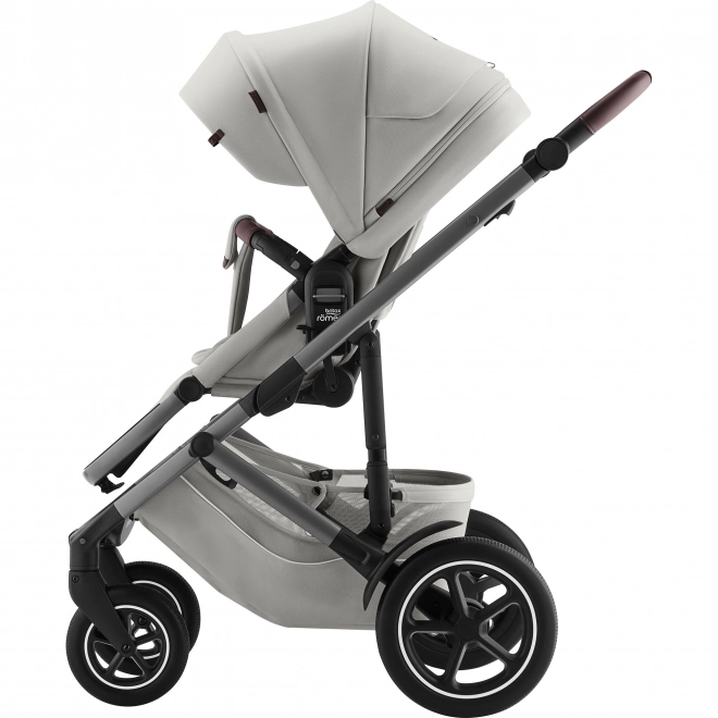 Komplettset Kinderwagen Smile 5Z mit Lux Babywanne in Linen Grey