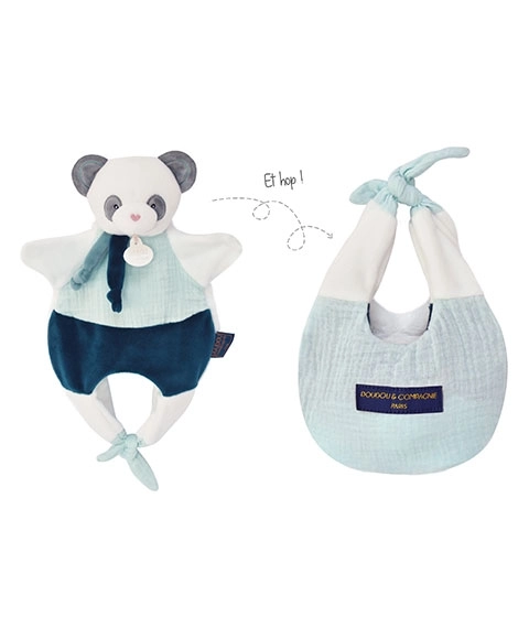 Kuscheltier Panda mit Tasche 3-in-1