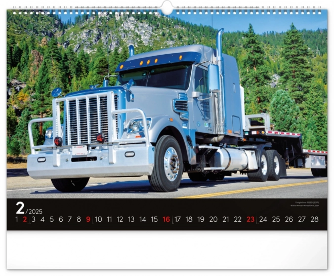 Wandkalender Trucks 2025