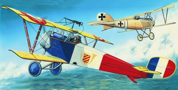 Realistisches Modellflugzeug Nieuport 11/16 Bebe