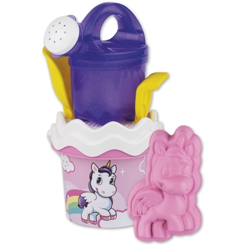 Androni Unicorn Sandspielzeug-Set mit Gießkanne - Klein