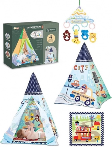 Unterhaltsames Zelt für Kinder mit Matte 85 x 85 x 112 cm