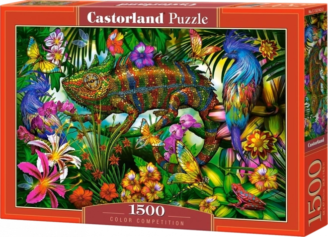 Puzzles 1500 Teile Color Competition Chamäleon