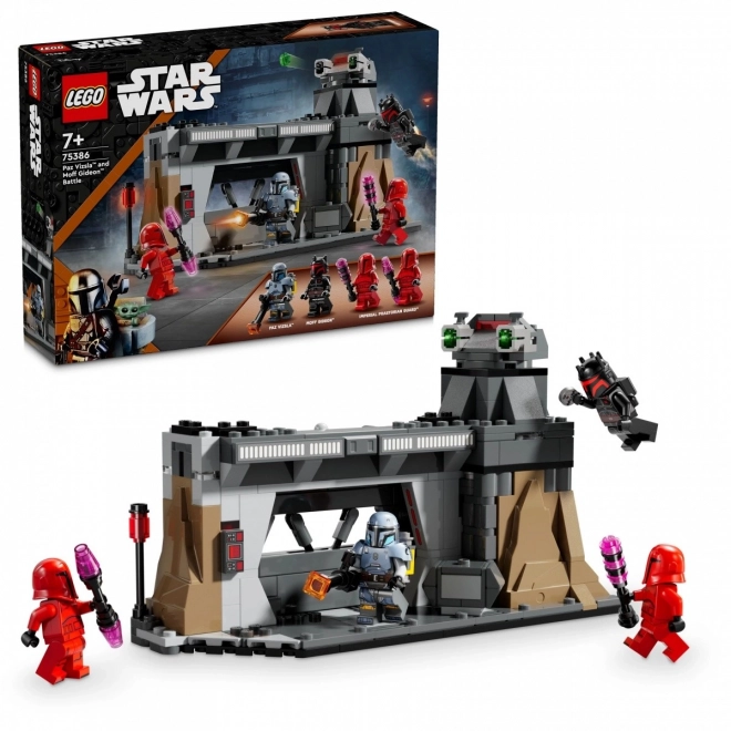 Lego Star Wars Duell zwischen Paz Vizsla und Moff Gideon