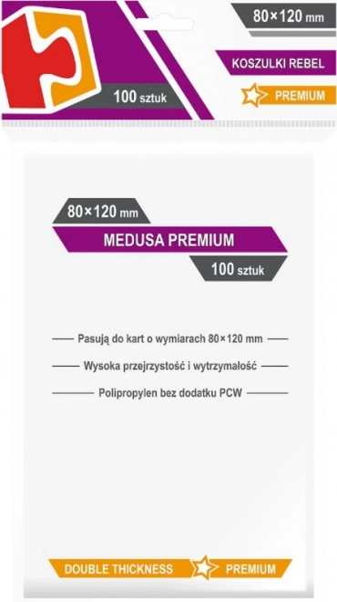 Premium-Kartenhüllen 80x120mm, 100 Stück