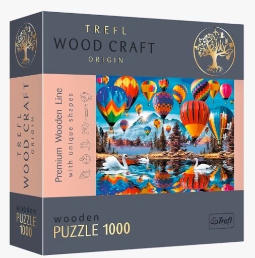 Trefl Wood Craft Origin Bunte Ballons Puzzle 1000 Teile