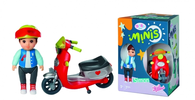 Baby Born Minis Set mit Scooter und Puppe