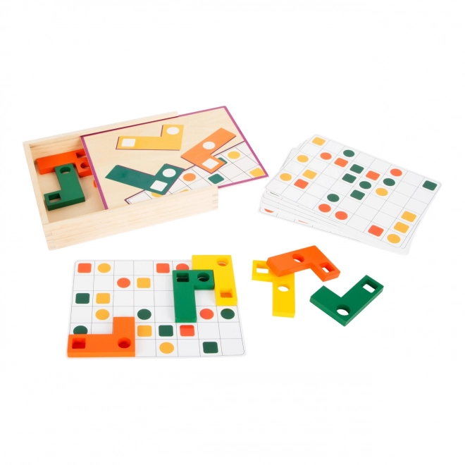 Montessori Spielzeug Geometrische Formenbausteine