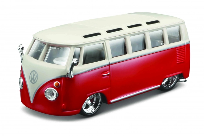 Volkswagen Samba Van Rot-Weiß Modell 1:32