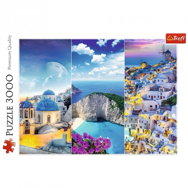 Puzzle 3000 Teile - Griechischer Urlaub