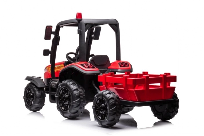 Roter Akku-Traktor für Kinder