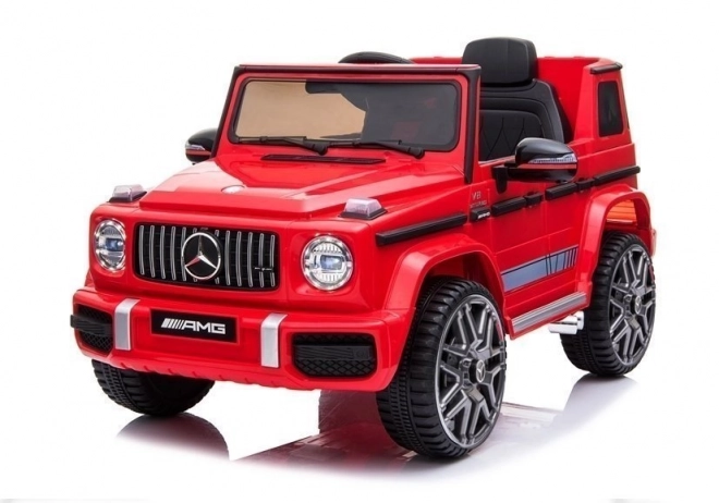 Roter Mercedes G63 AMG Kinder Elektroauto