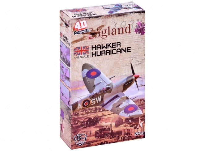 Hawker Hurricane Flugzeugmodell im Maßstab 1:48