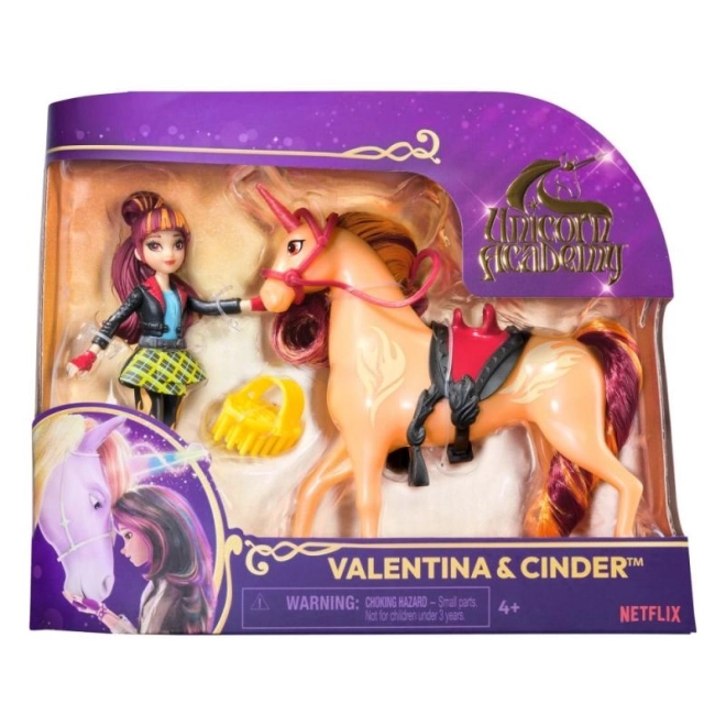 Unicorn Academy Figuren Valentina und Cinder