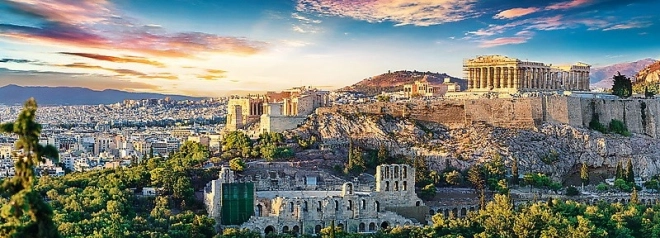 Panoramisches Puzzle Akropolis Athen 500 Teile