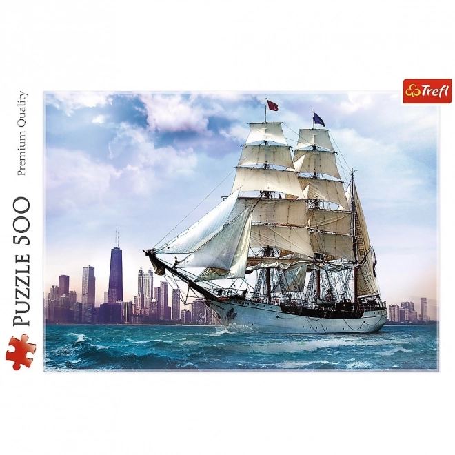 Puzzle Segeln vor Chicago 500 Teile