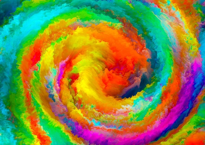 Enjoy Puzzle Bunte Spirale 1000 Teile