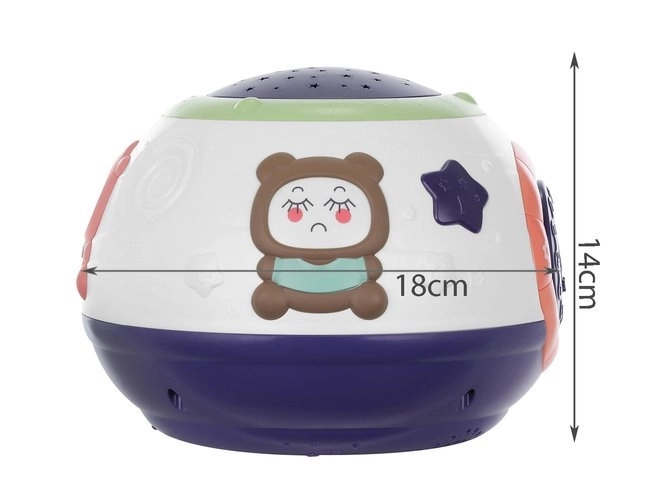Kinder Nachtlampe mit Projektor und Musik