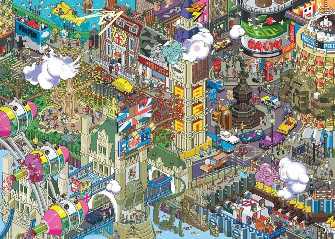 Heye Puzzle Pixorama: London Entdeckung 1000 Teile