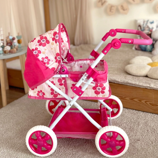 Woopie Puppenwagen mit verstellbarem Griff