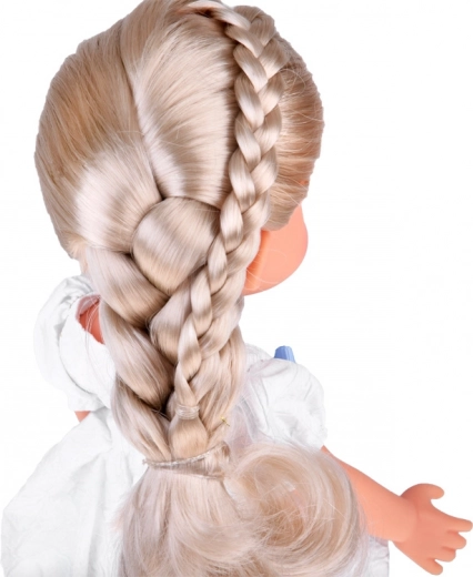 Lange blonde Haare zum Kämmen geeignet